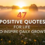 47 Positive Quotes for Life to Inspire Daily Growth