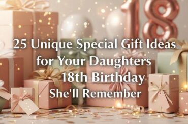 25 Unique Special Gift Ideas for Your Daughters 18th Birthday She’ll Remember