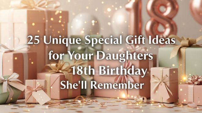 25 Unique Special Gift Ideas for Your Daughters 18th Birthday She’ll Remember