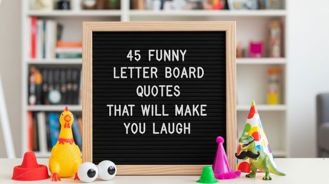 45 Funny Letter Board Quotes That Will Make You Laugh