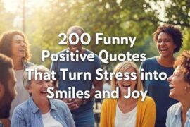 200 Funny Positive Quotes That Turn Stress into Smiles and Joy