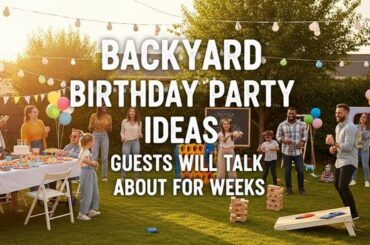Backyard Birthday Party Ideas Guests Will Talk About for Weeks