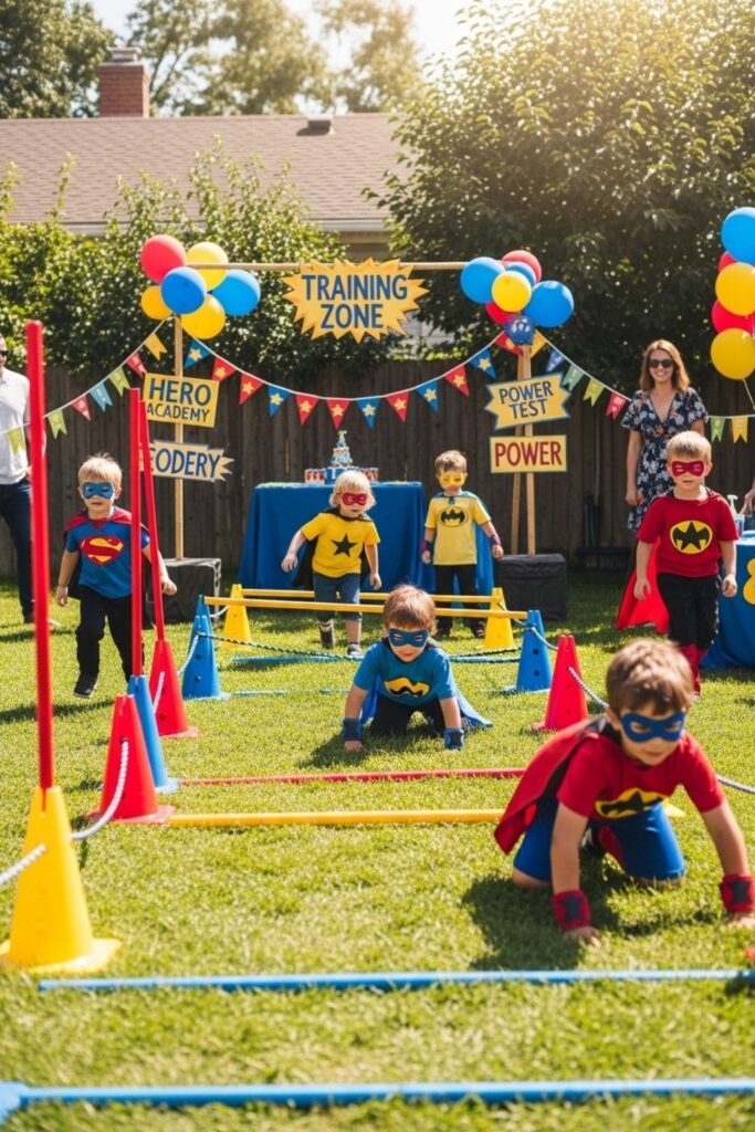 Birthday Party Ideas for Boys – Superhero Training Camp