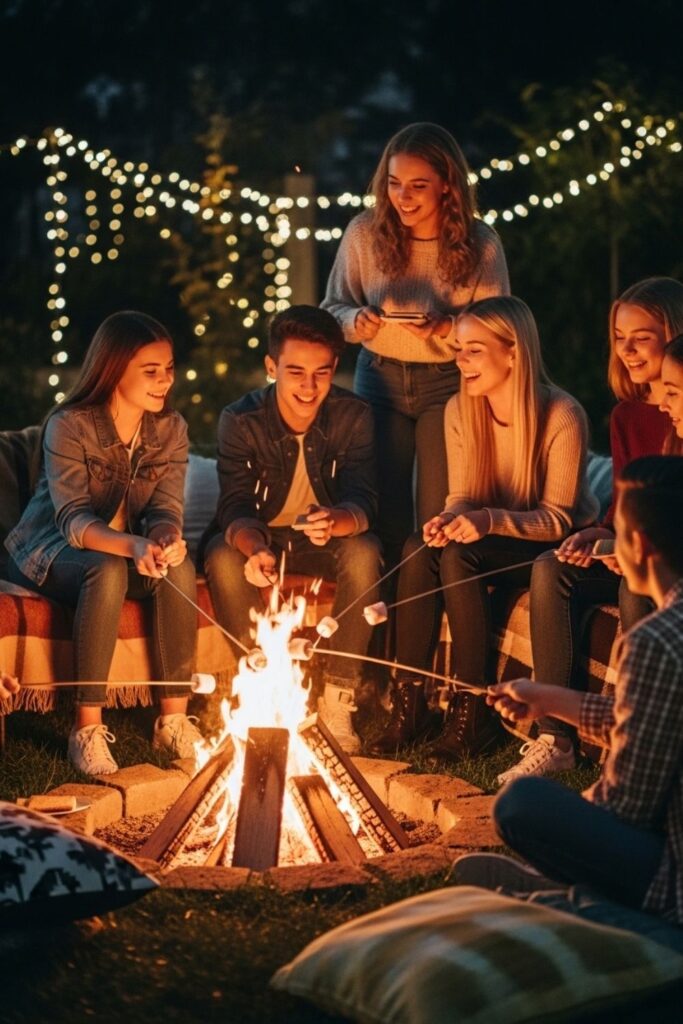 Birthday Party Ideas for Teenagers - Bonfire and S’mores