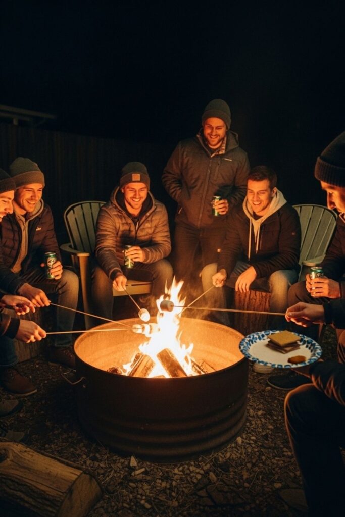 Backyard Campfire and S'mores