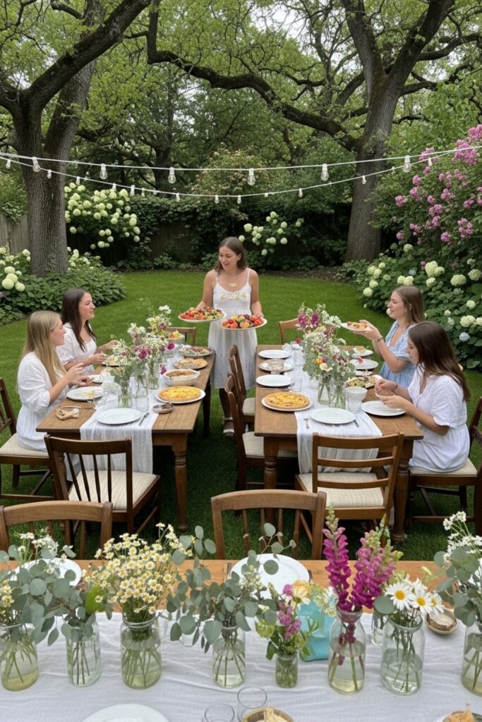 Backyard Garden Brunch