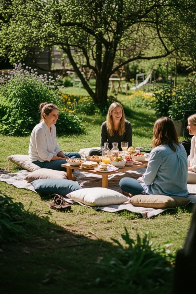 Garden Picnic Setup