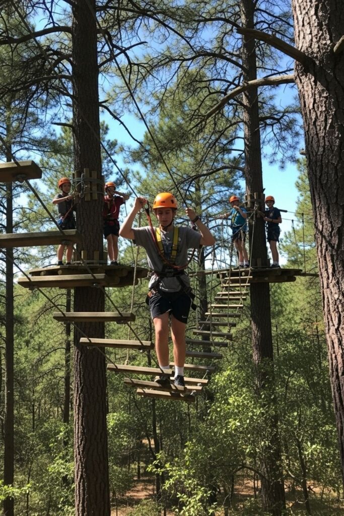 Outdoor Adventure Ropes Course