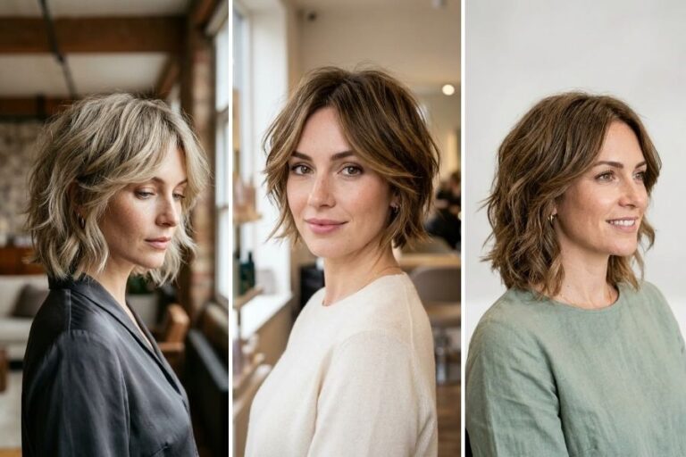 14 Short Shaggy Bob Haircuts for Thick Hair