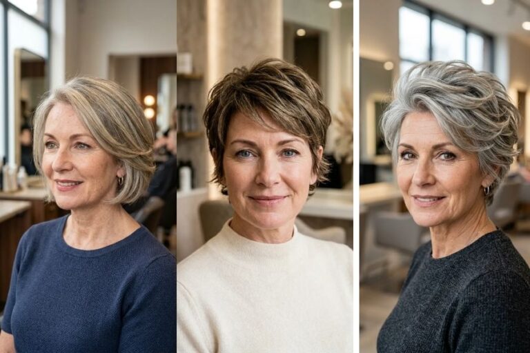 17 Wash and Go Hairstyles for Women Over 50