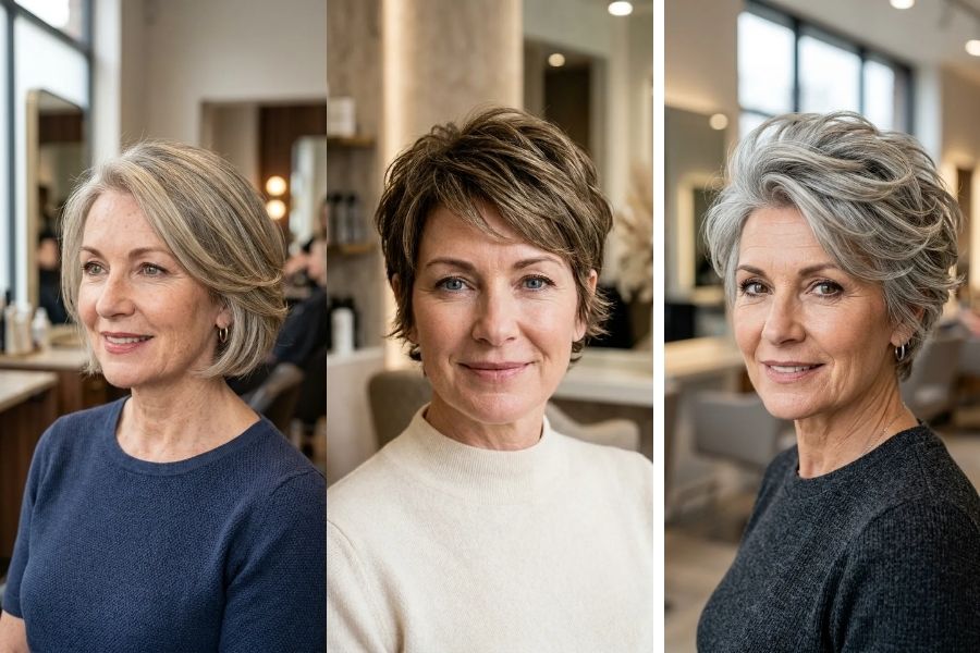 17 Wash and Go Hairstyles for Women Over 50