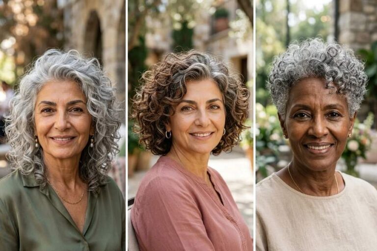 12 Short Hairstyles for Women Over 60 With Curly Hair